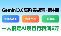 ��17426�ڣ�Gemini 3.0�߽�ʵսӪ-��4�ڣ���ģ̬ͨ��+��Ƶ����+֪ʶ�⣬һ�˸㶨AI��Ŀ������5��